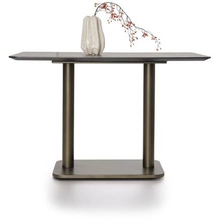 Coco Maison Brest bistrotafel stone rust 120x75cm Goud